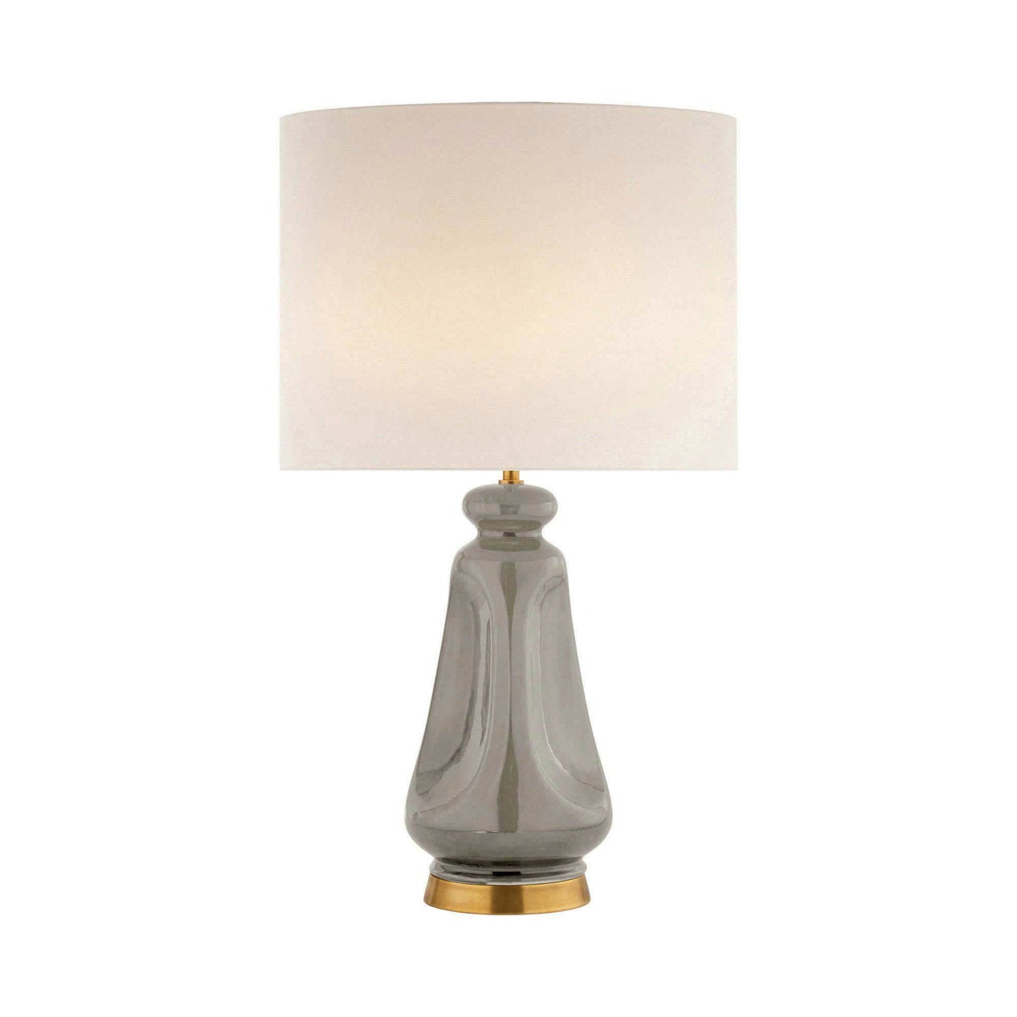 Kapila Table Lamp in Shellish Gray.