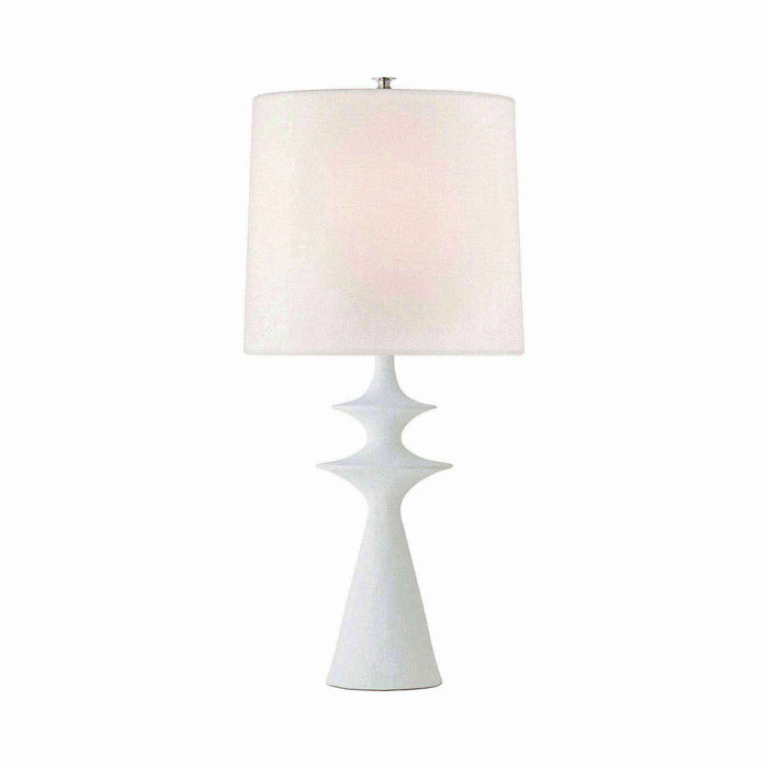 Lakmos Table Lamp in Plaster White (Large).