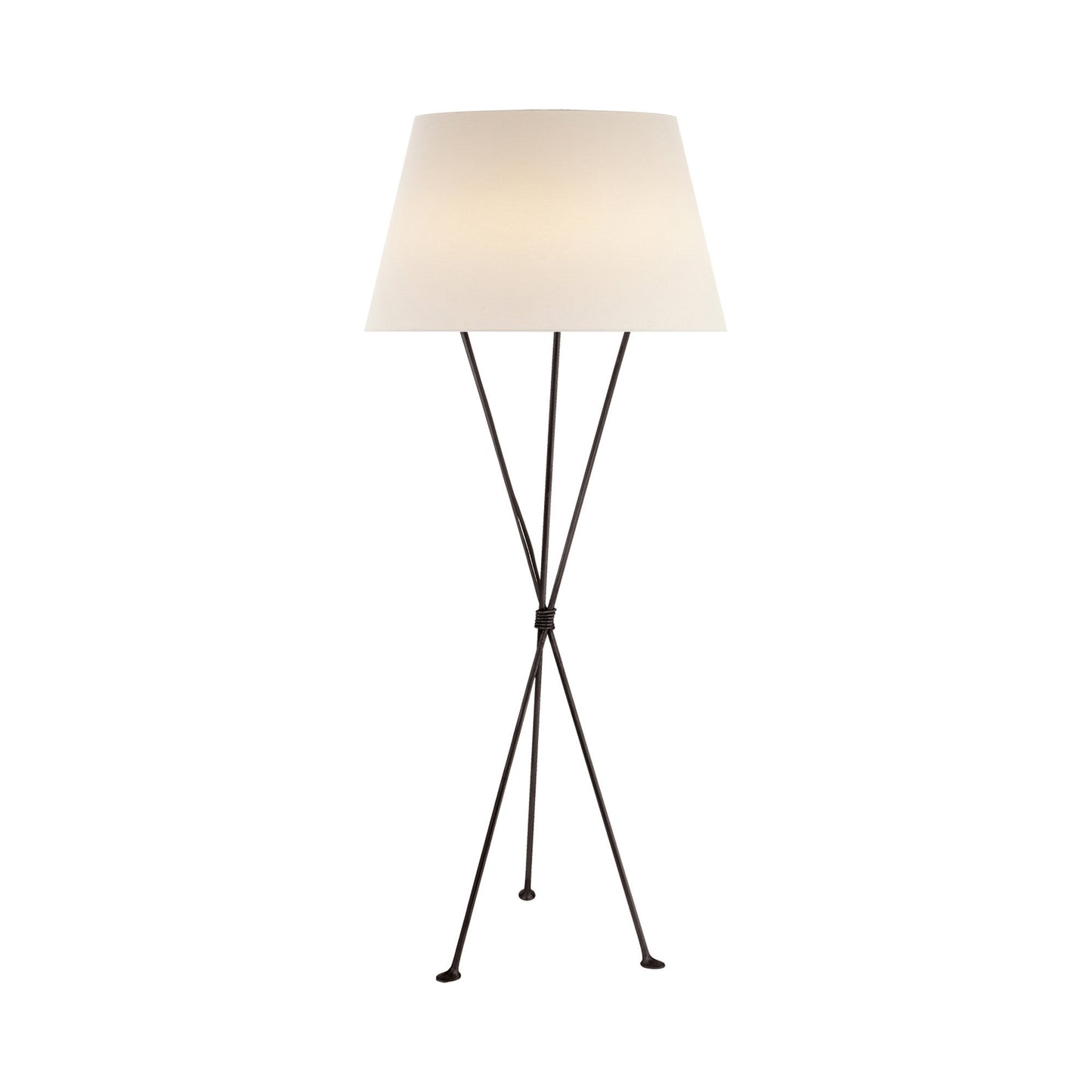 Lebon Floor Lamp in Aged Iron.