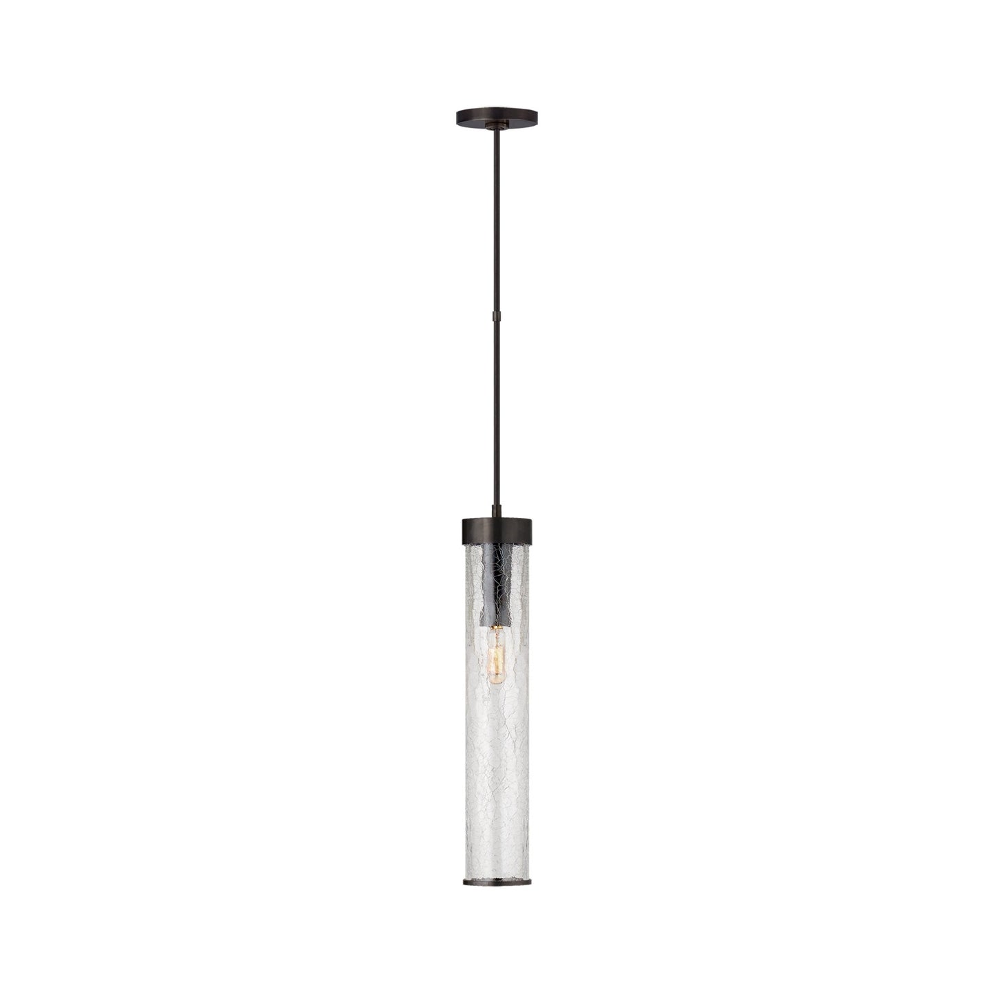 Liaison Pendant Light in Long/Bronze/Crackle.