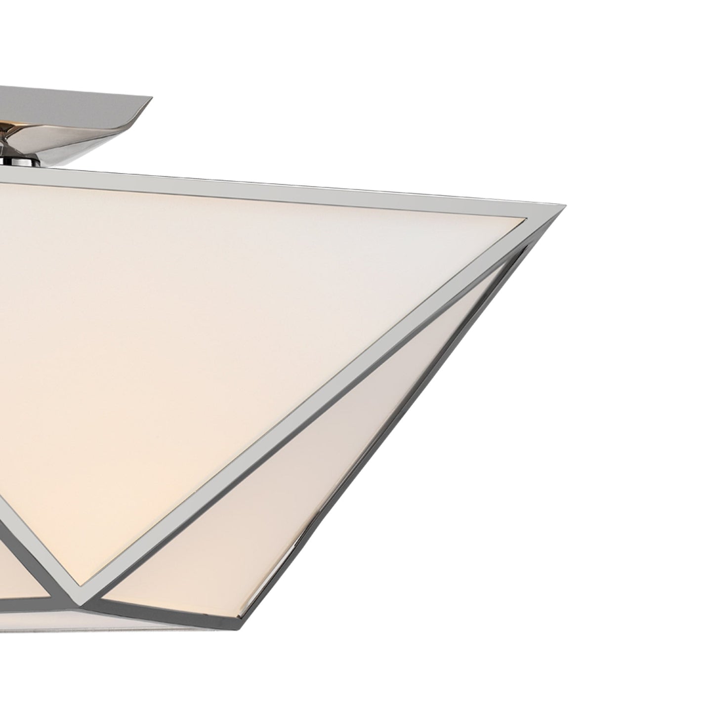 Lorino LED Semi Flush Ceiling Light in Detail.