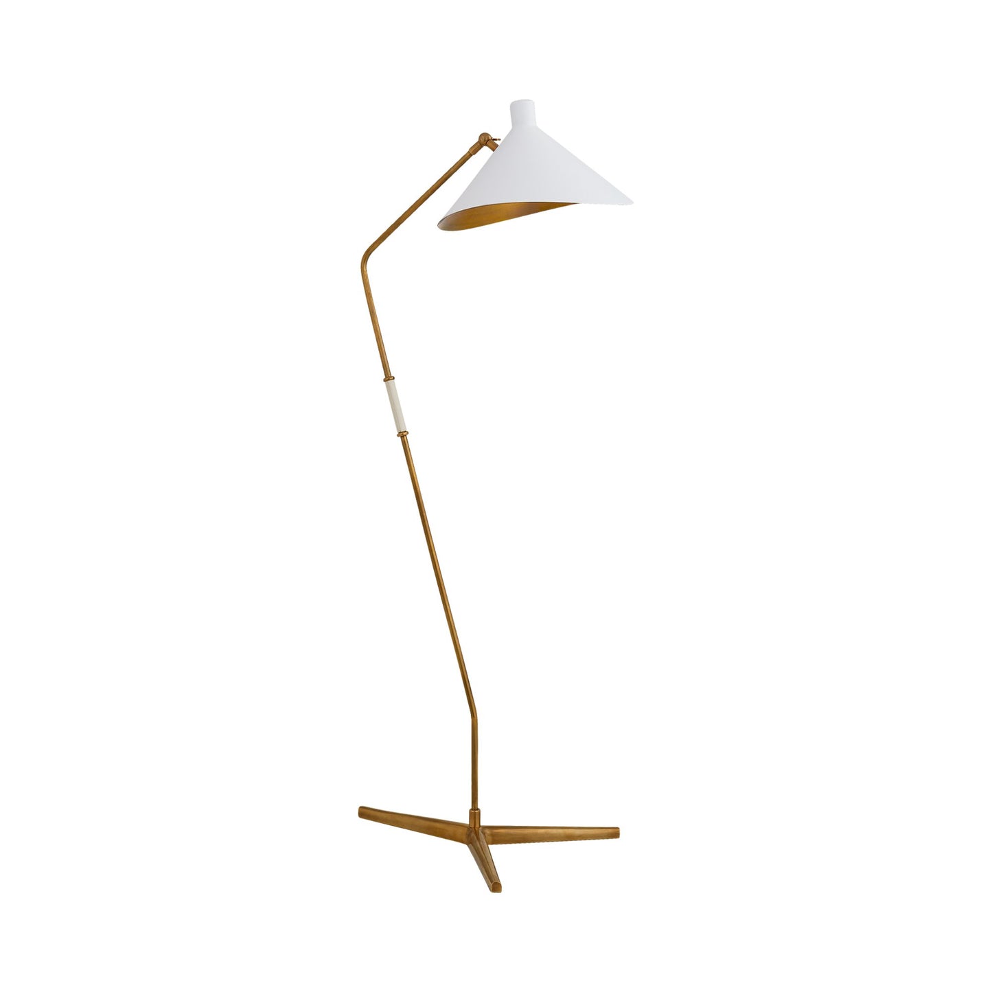Mayotte Floor Lamp in Matte White (Large).