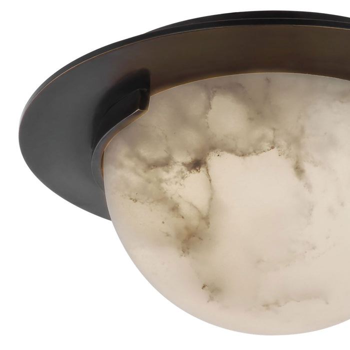 Melange Solitaire LED Flush Mount Ceiling Light in Detail.