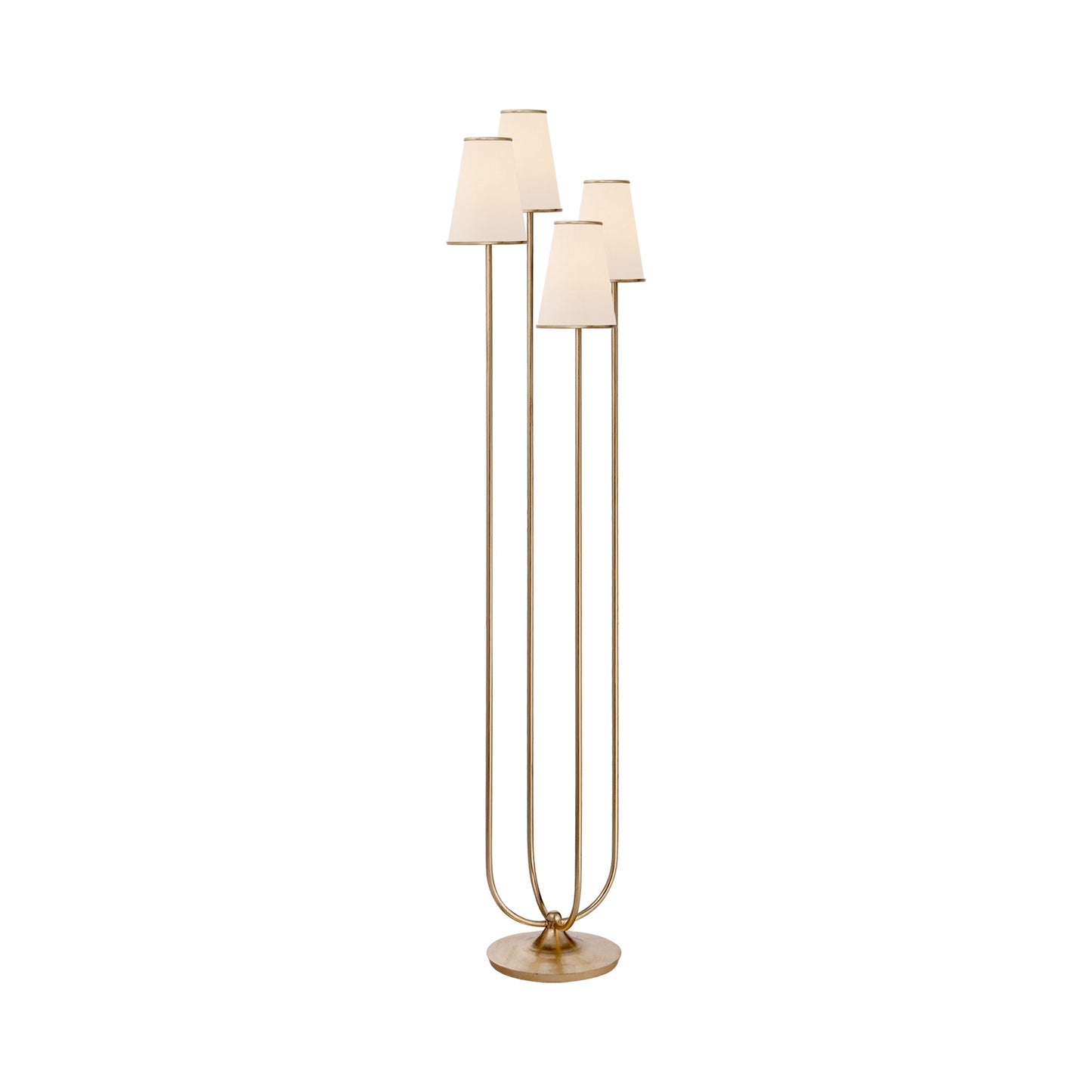 Montreuil Floor Lamp in Gild.