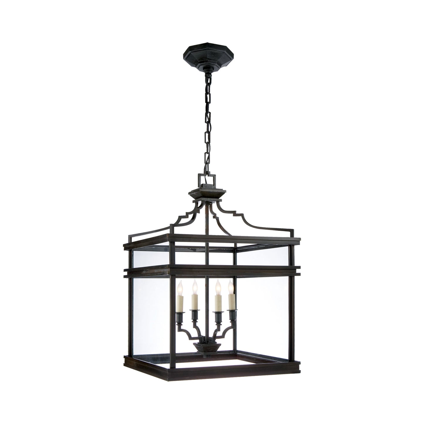 Mykonos Pendant Light in Aged Iron (Medium).