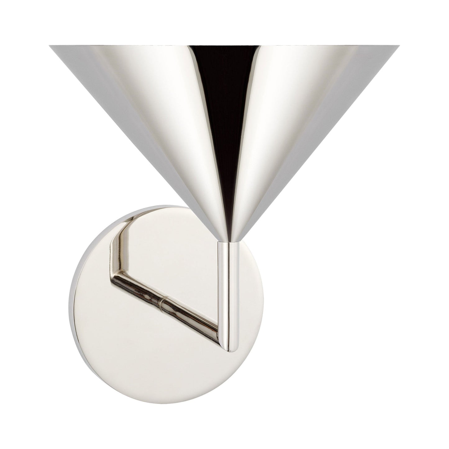 Orsay LED Wall Light in Polished Nickel.