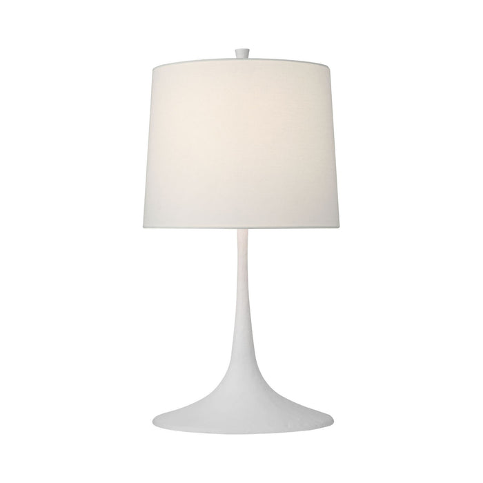 Oscar LED Table Lamp in Plaster White.