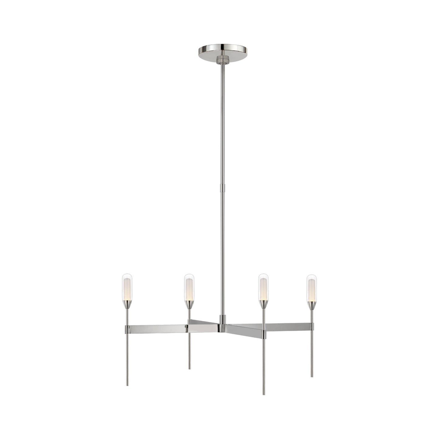 Overture Grande LED Chandelier in Polished Nickel (Uplight).