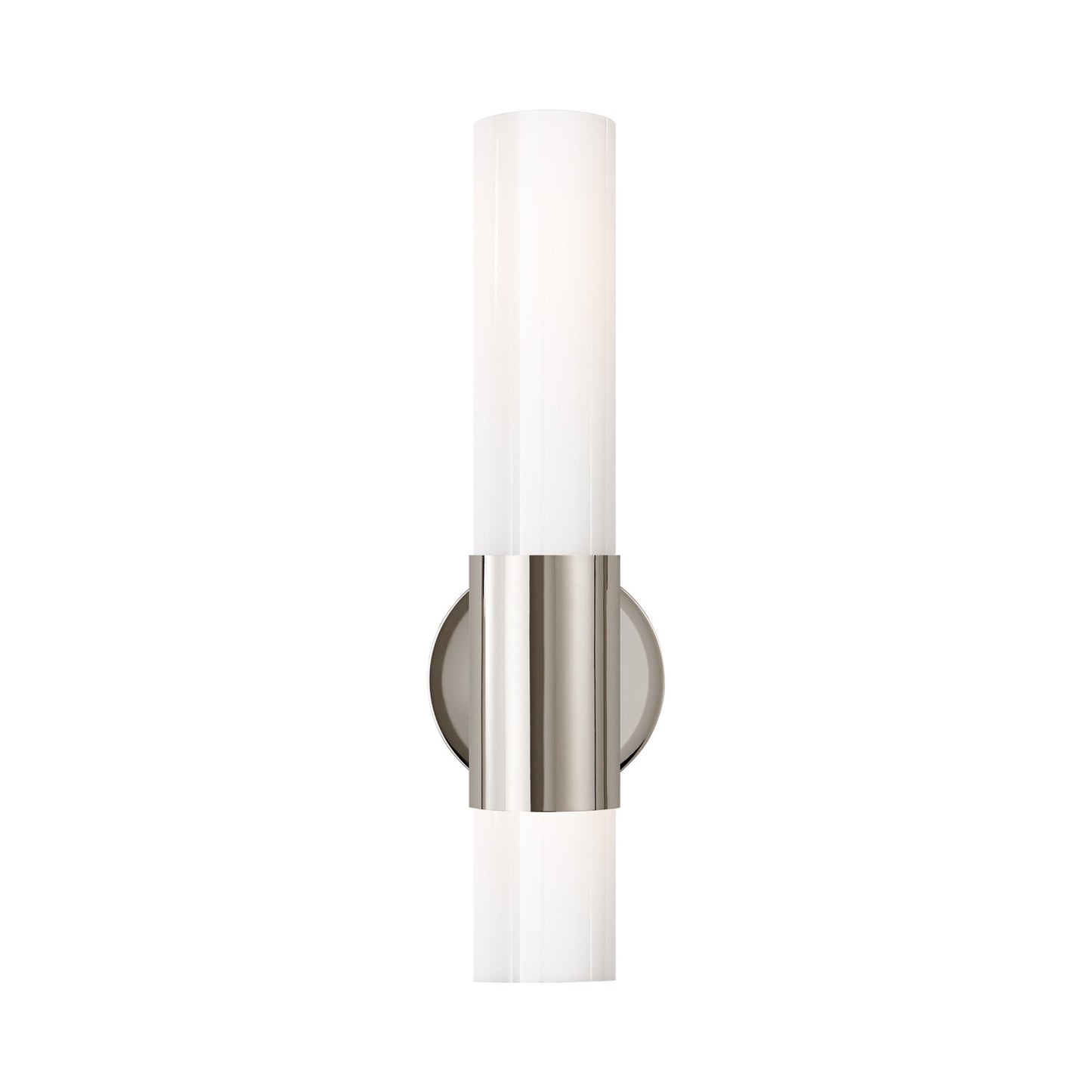 Penz Bath Wall Light in Polished Nickel.