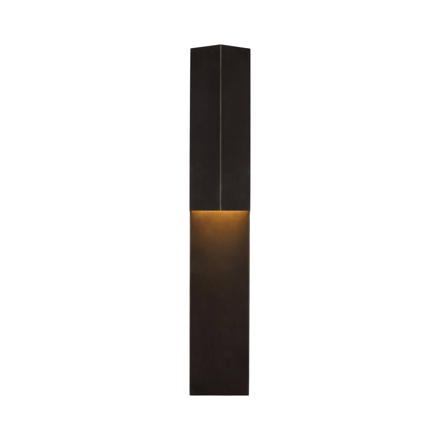 Rega Folded LED Wall Light in Bronze (Large).