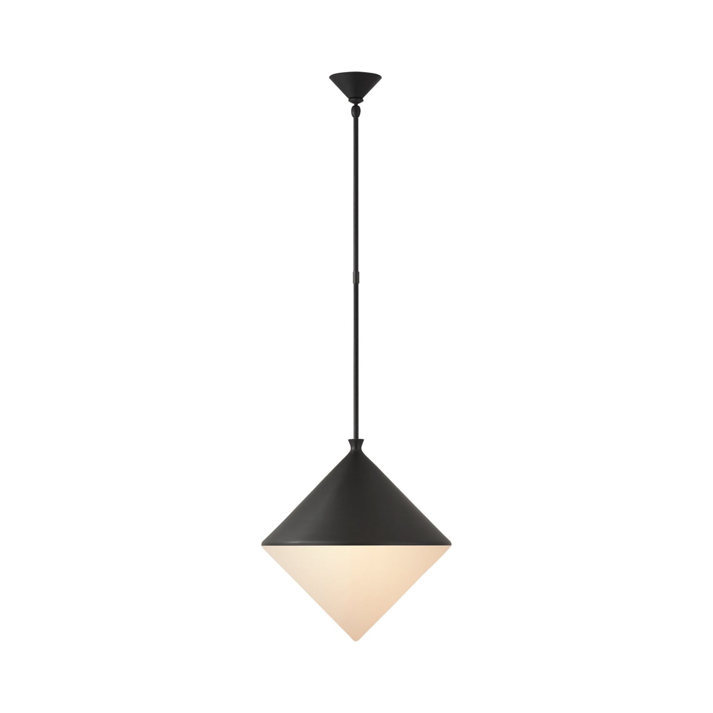 Sarnen LED Pendant Light in Matte Black (Large).