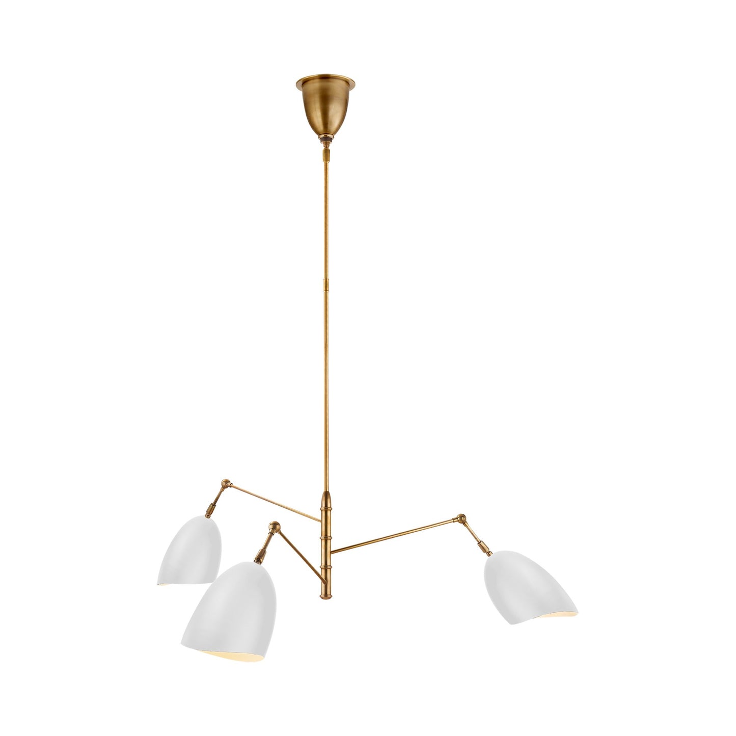 Sommerard Chandelier in White (Medium).