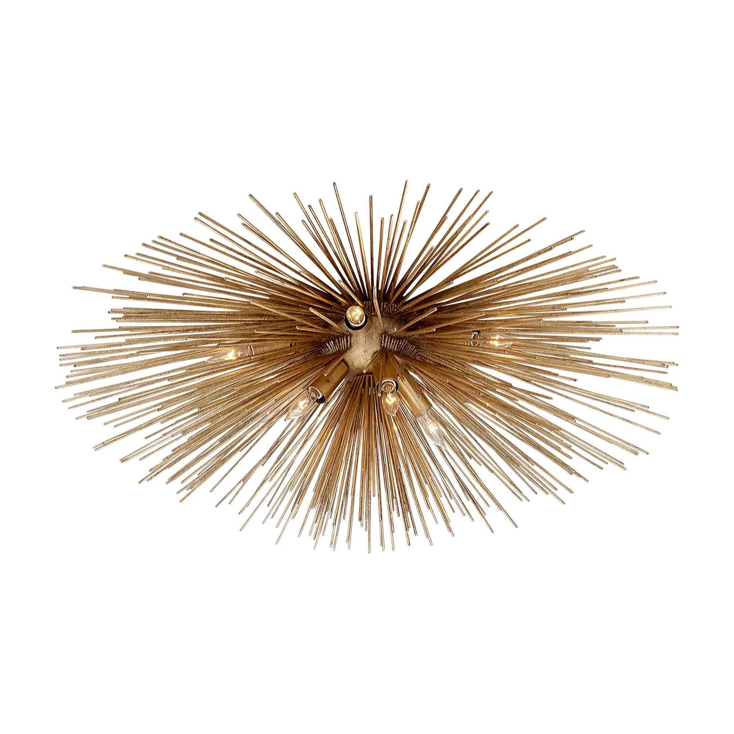 Strada Flush Mount Ceiling Light in Gild (Large).