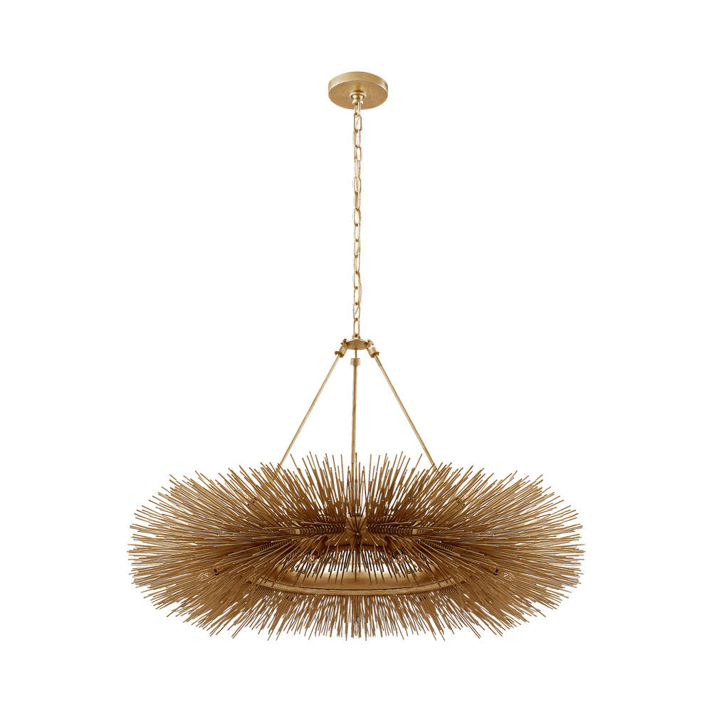 Strada Ring Chandelier in Gild.