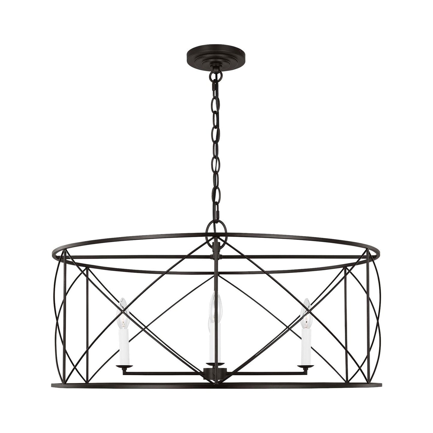 Beatrix Pendant Light in Aged Iron (X-Large).