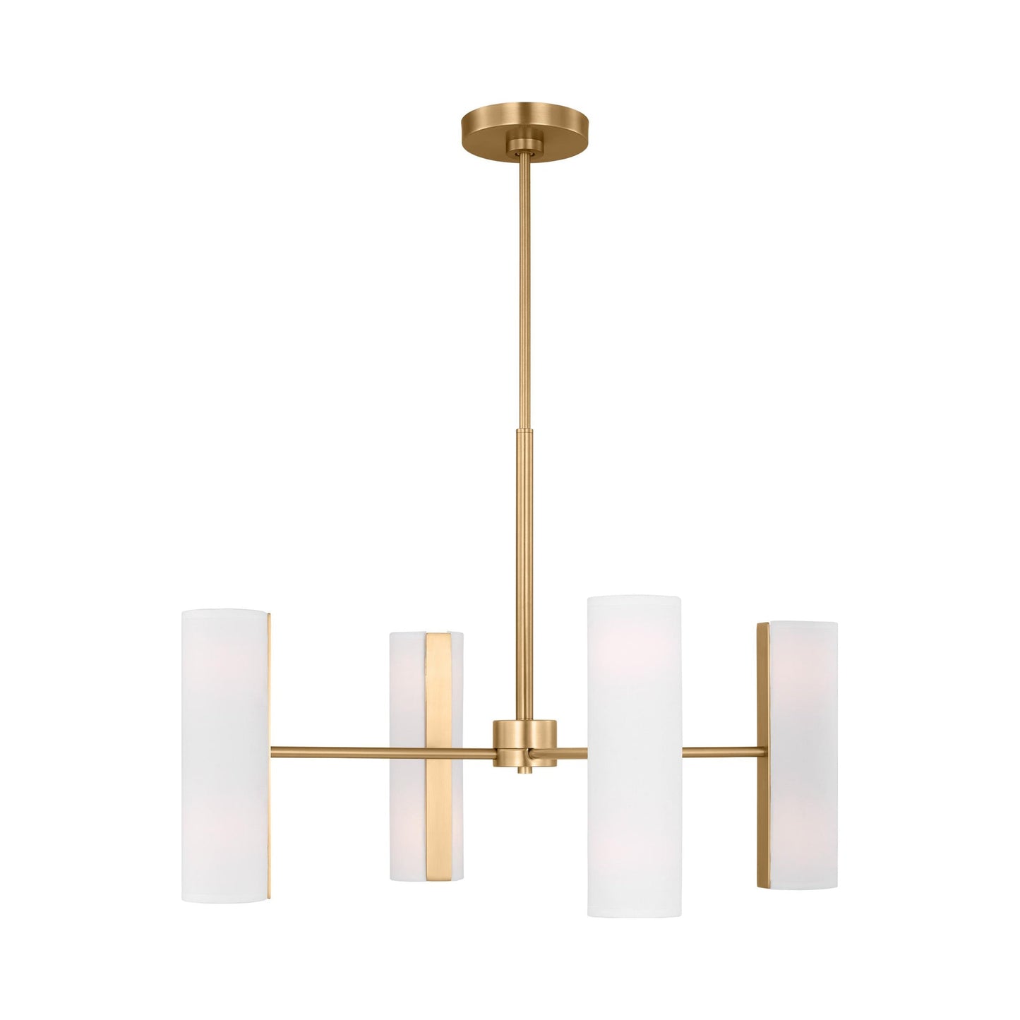 Capalino Chandelier in Satin Brass (Large).