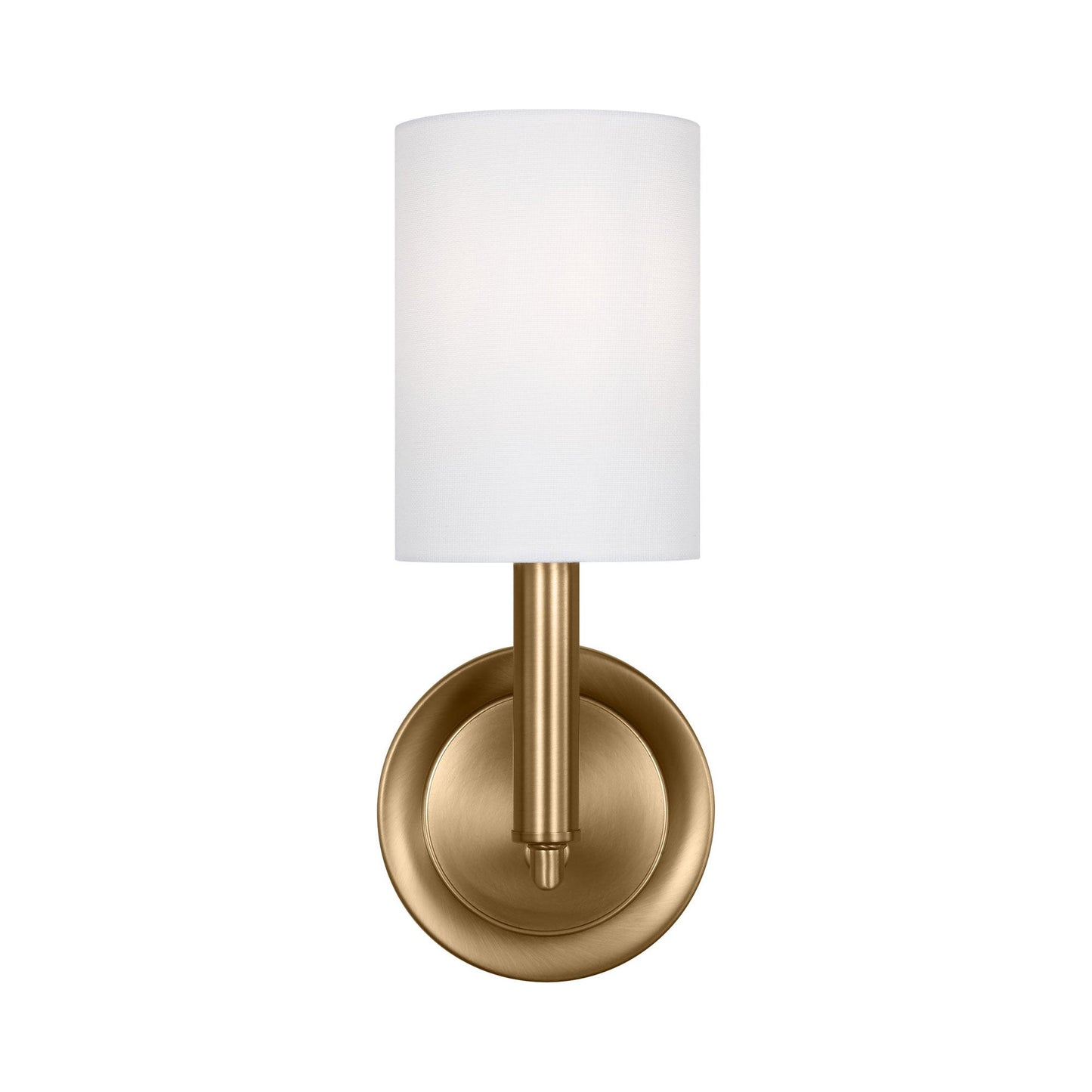 Egmont Bath Wall Light in Satin Brass.