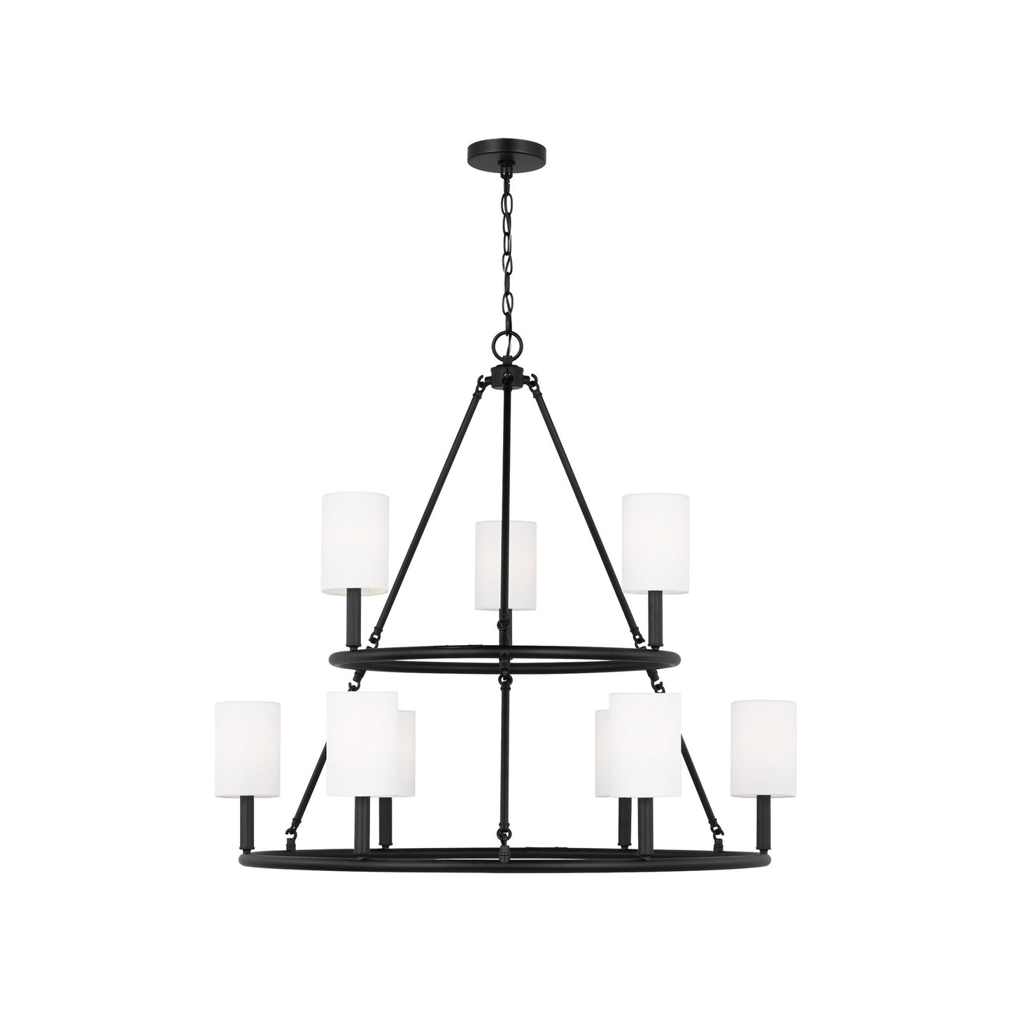 Egmont Chandelier in Midnight Black (X-Large).
