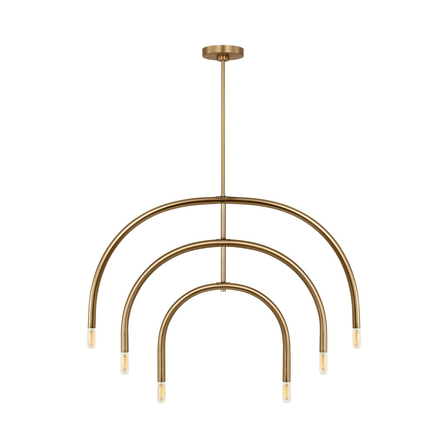 Hadden Chandelier in Satin Brass (Large).