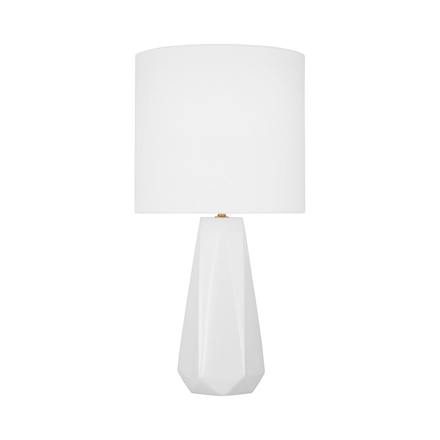 Moresby Table Lamp in Gloss White.