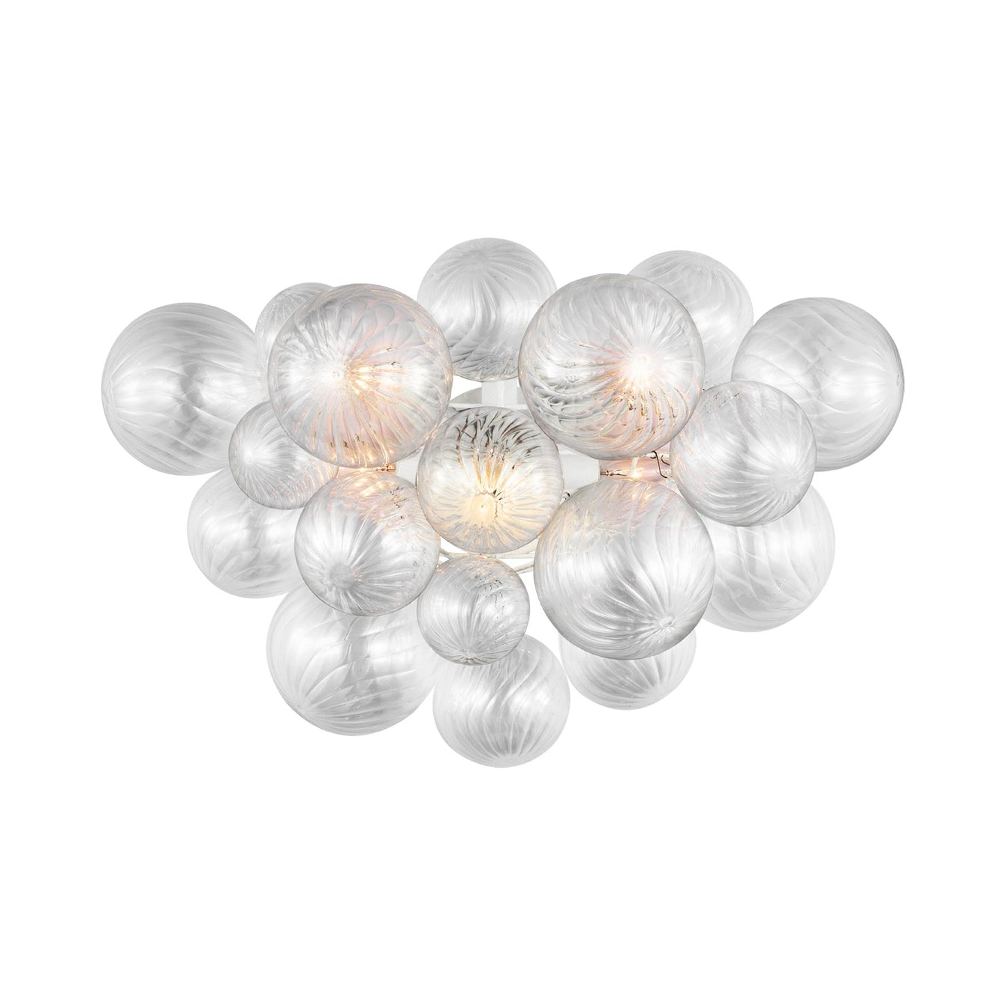 Talia LED Wall Light in Plaster White (Large).