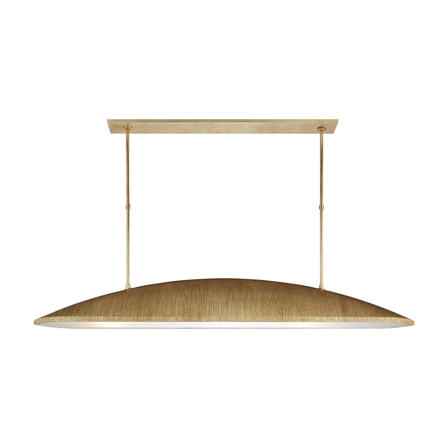 Utopia Linear LED Pendant Light in Gild.