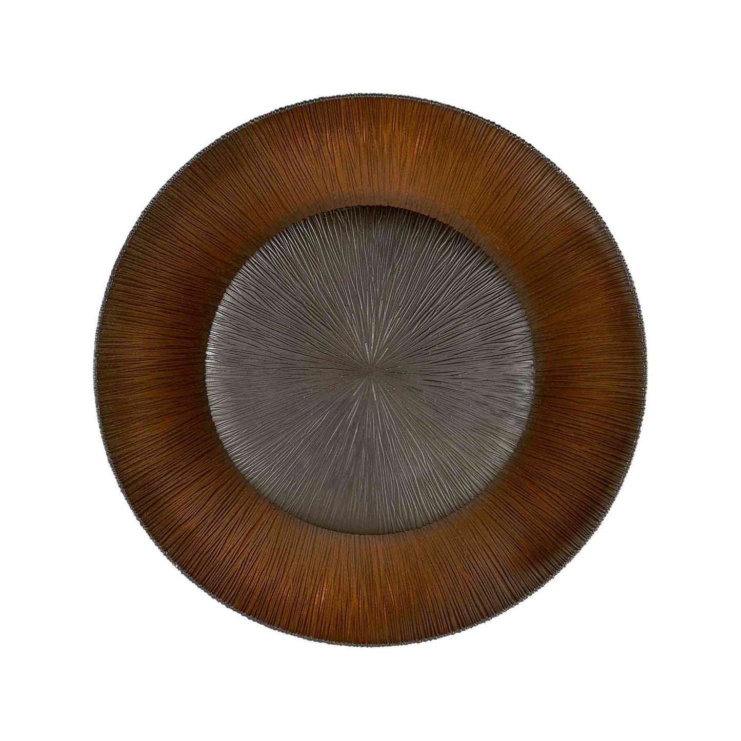 Utopia Reflector Wall Light in Aged Iron.