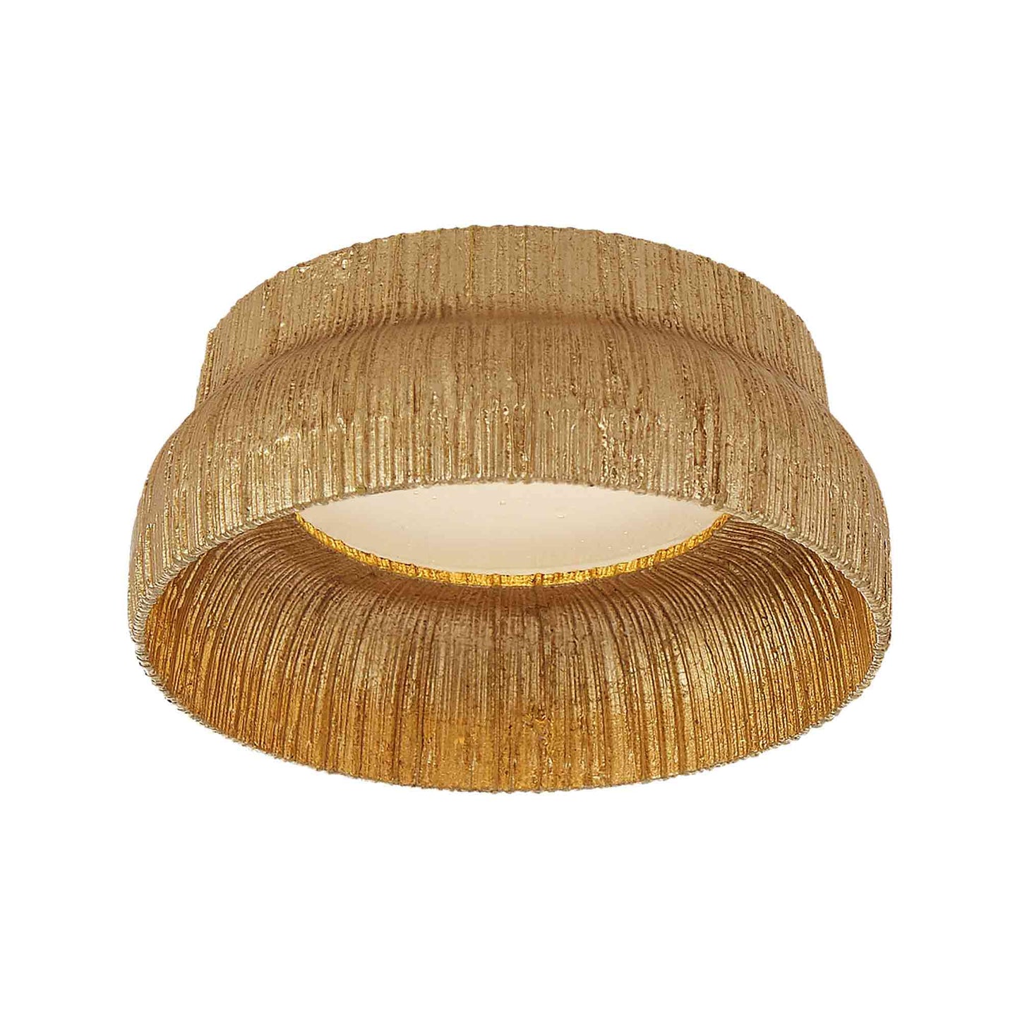 Utopia Solitaire LED Flush Mount Ceiling Light in Gild.