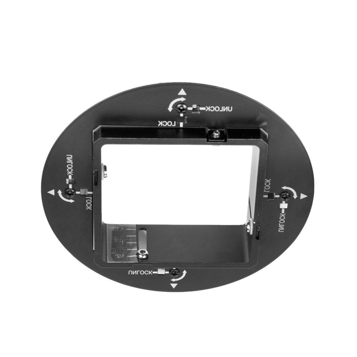 Volta 2 Inch Wood and Metal Ceiling Adapter (Square/0.5-Inch to 1-Inch).