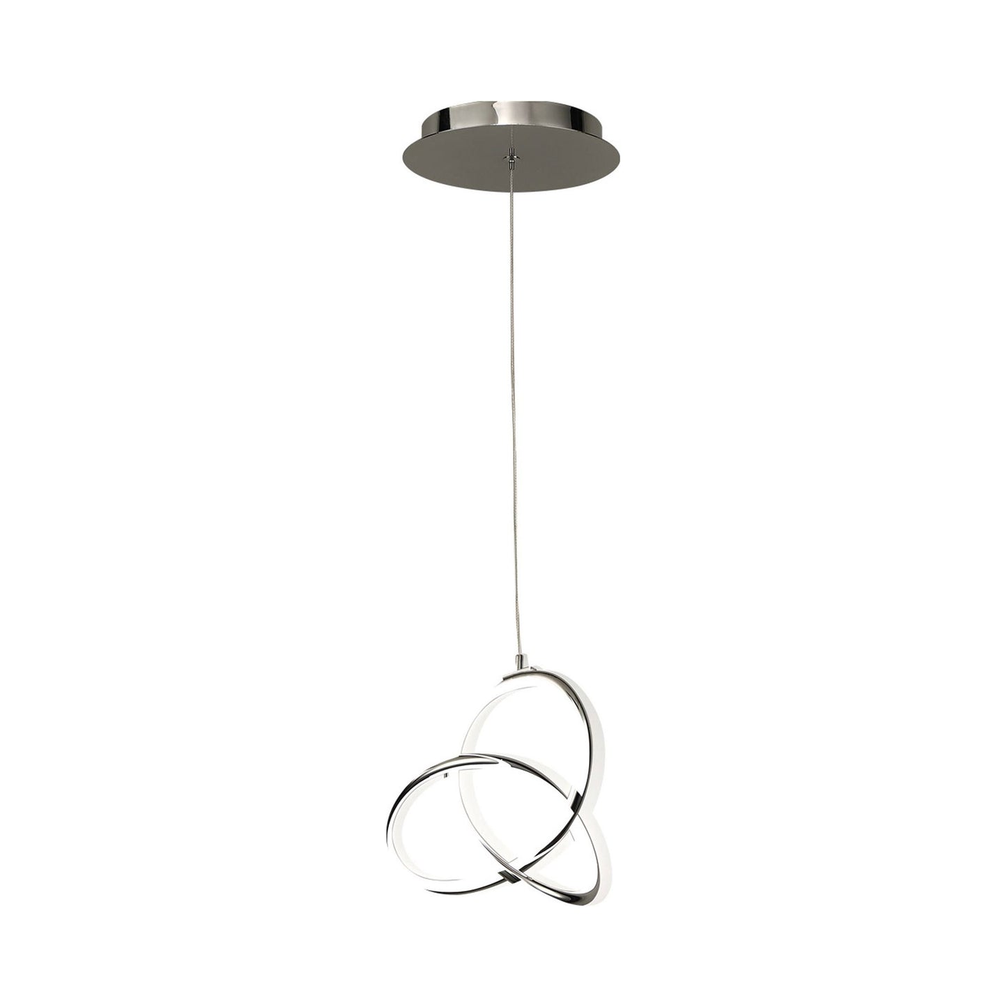 Vornado LED Mini Pendant Light in Chrome.