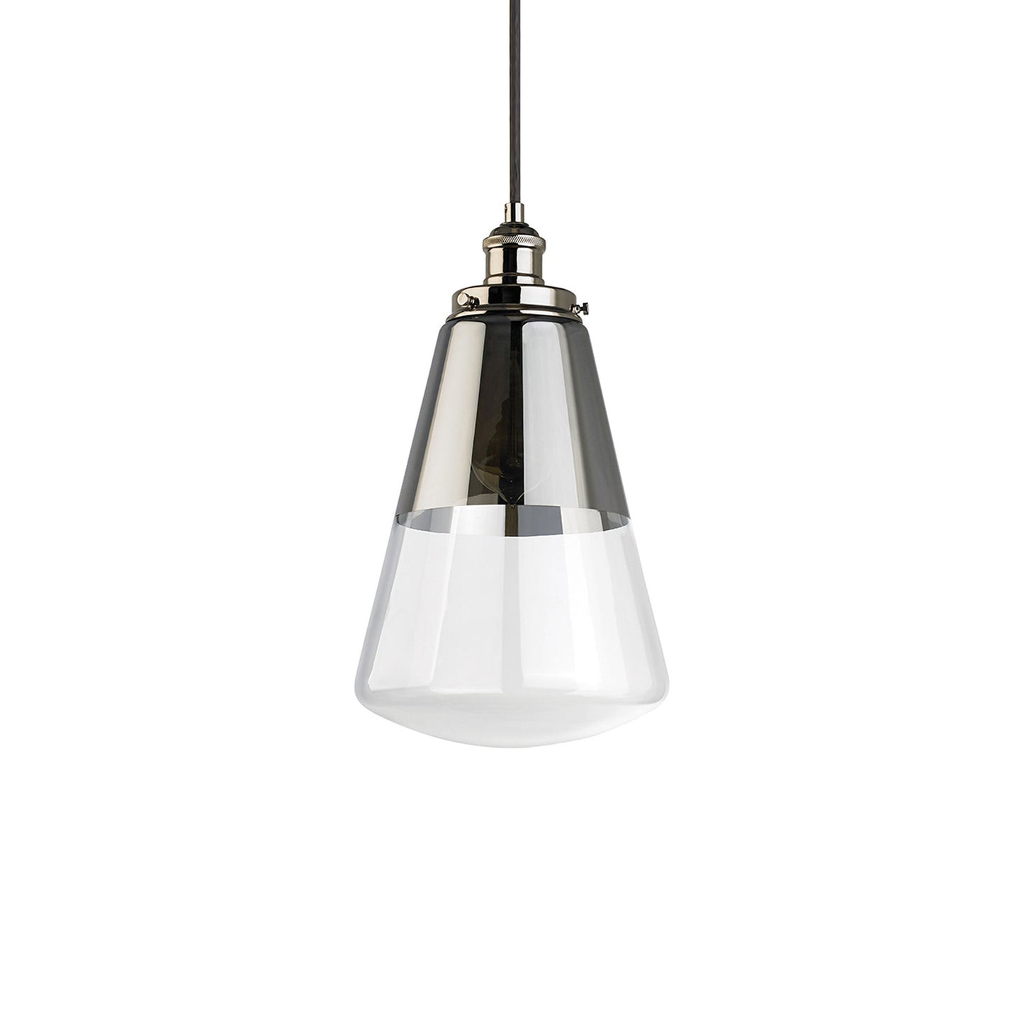 Waveform Pendant Light in Polished Nickel (Large).
