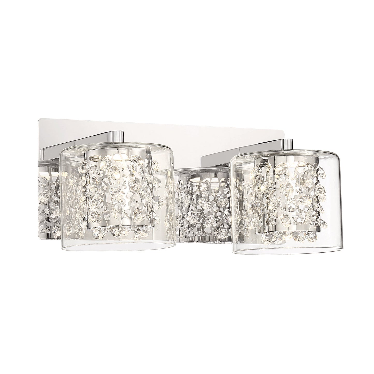 Wild Gems LED Bath Wall Light (2-Light).