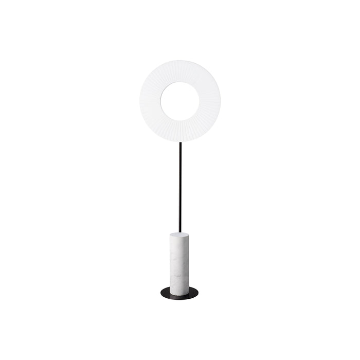 Iris LED Floor Lamp in White (Small).