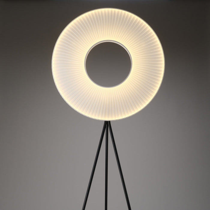 Iris LED Tripod Floor Lamp in Detail.