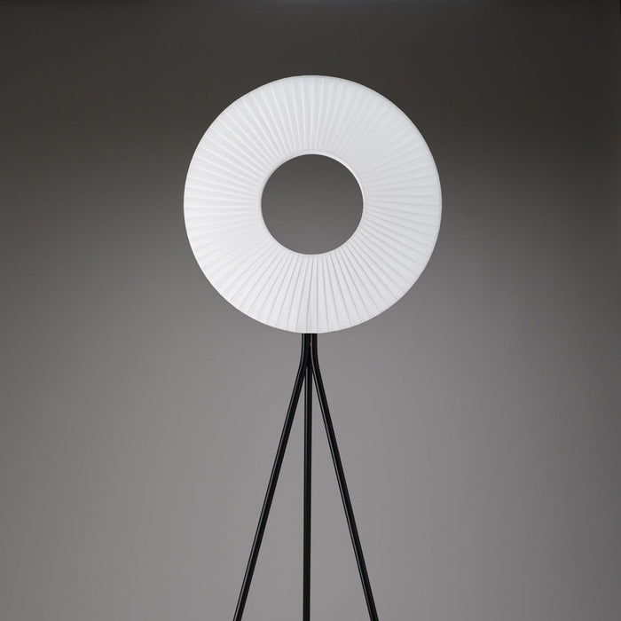 Iris LED Tripod Floor Lamp in Detail.