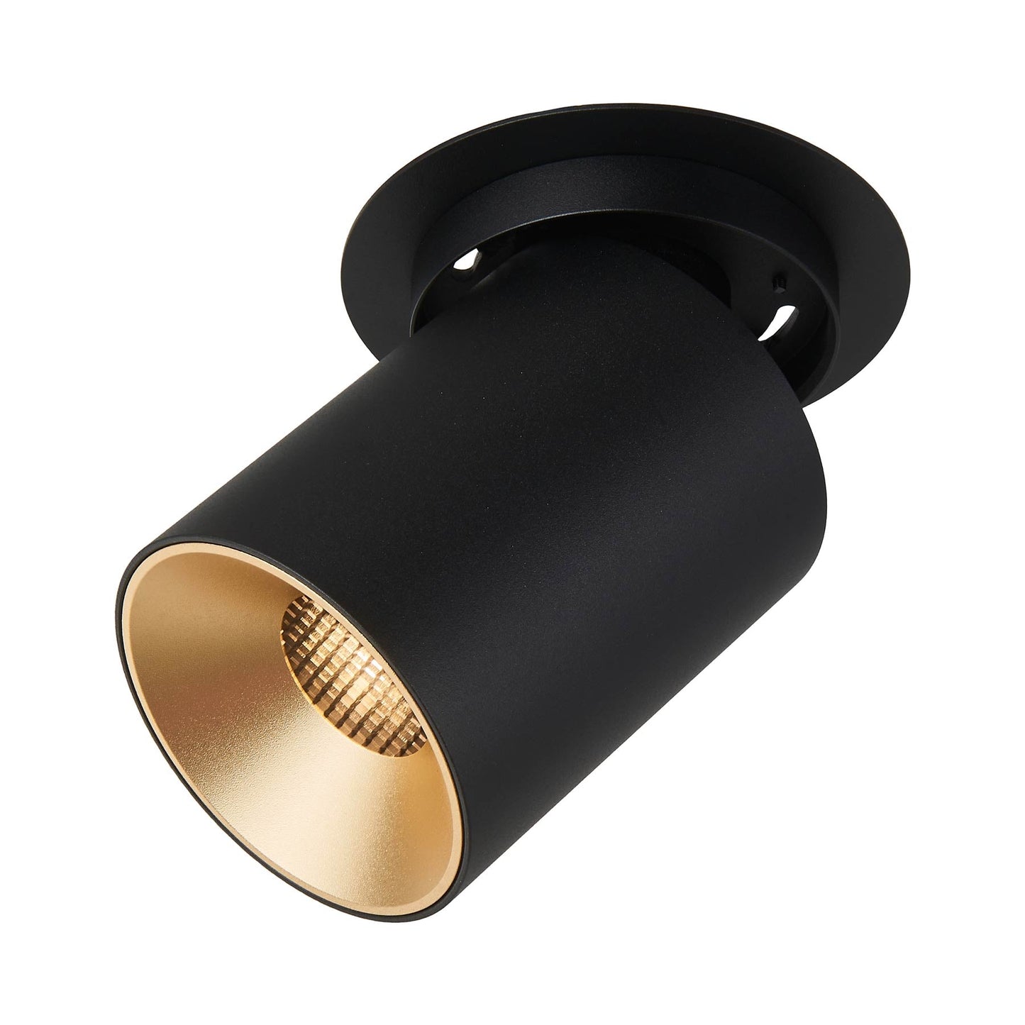 Arc LED Spot Light in Sand Black/Gold.