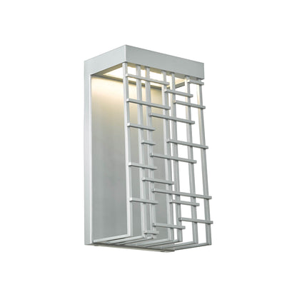 Aspen Outdoor LED Wall Light in Silica (10-Inch).