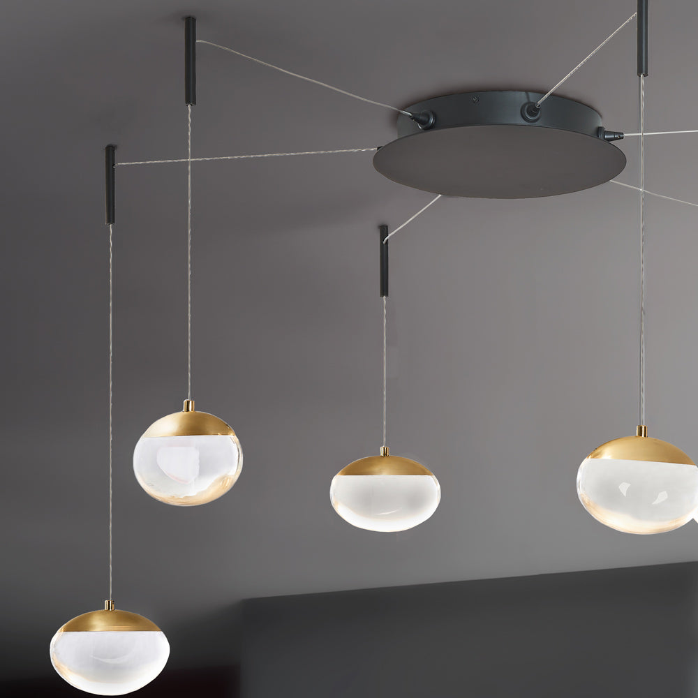 Athena LED Chandelier in Detail.