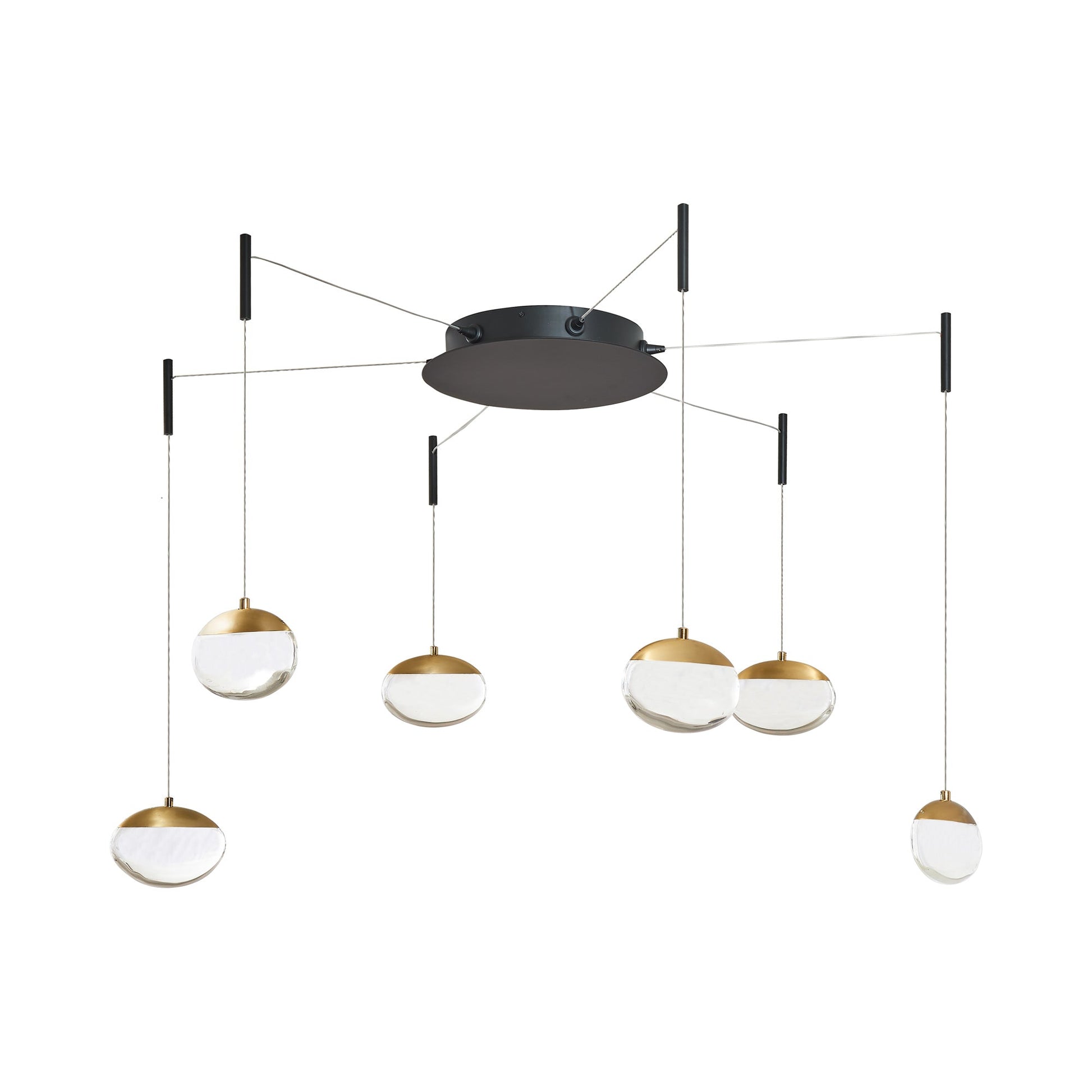 Athena LED Chandelier in Detail.