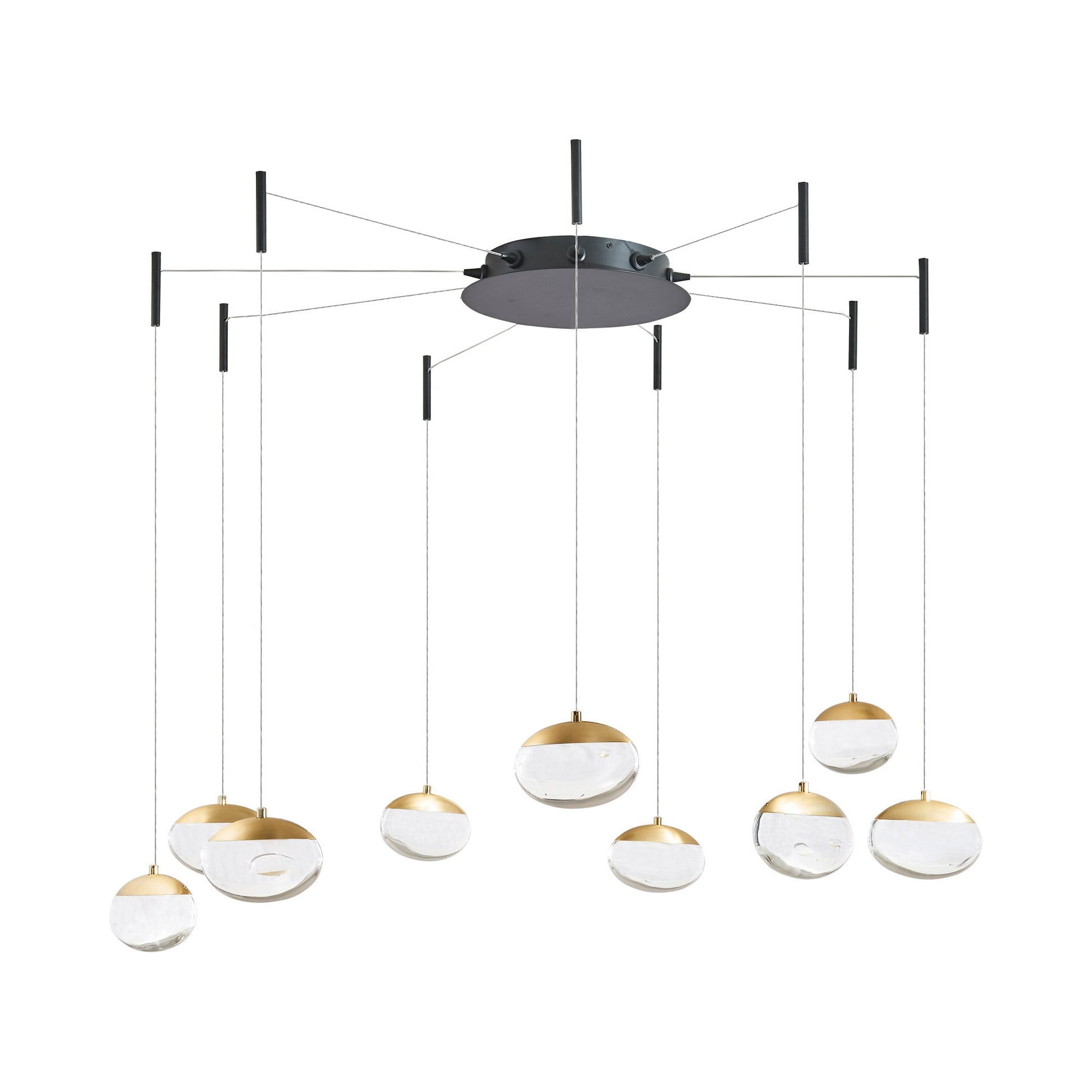 Athena LED Chandelier in Detail.