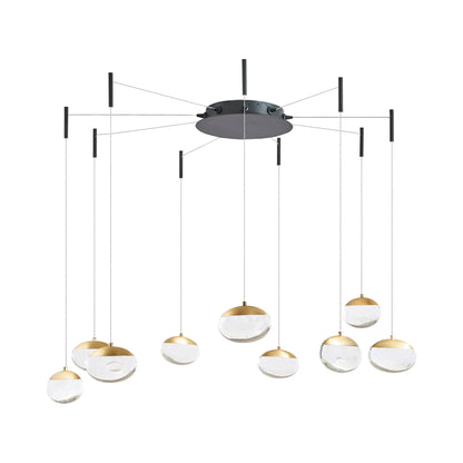 Athena LED Chandelier in Detail.