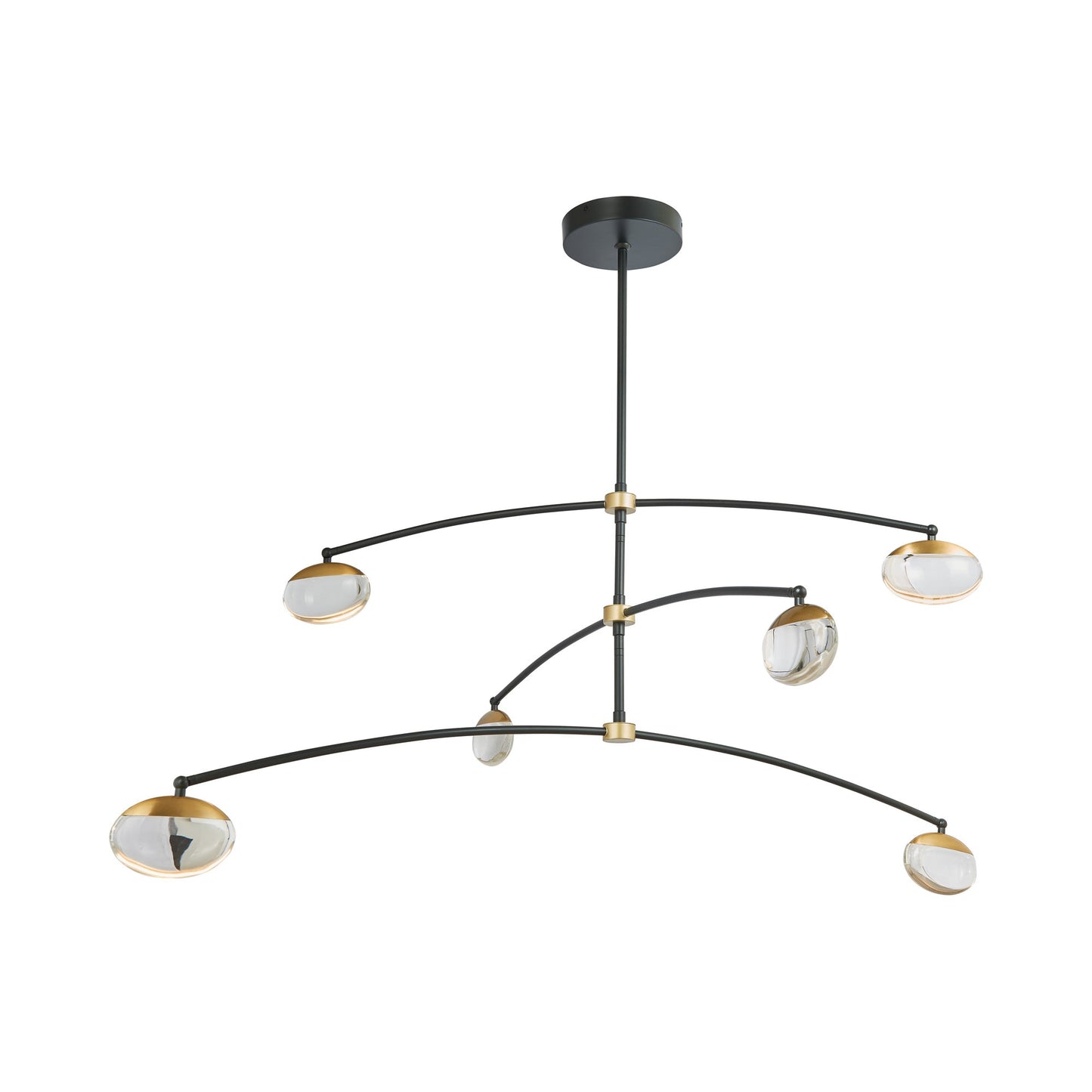 Athena Teardrop LED Chandelier (6-Light).