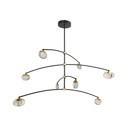 Athena Teardrop LED Chandelier (8-Light).