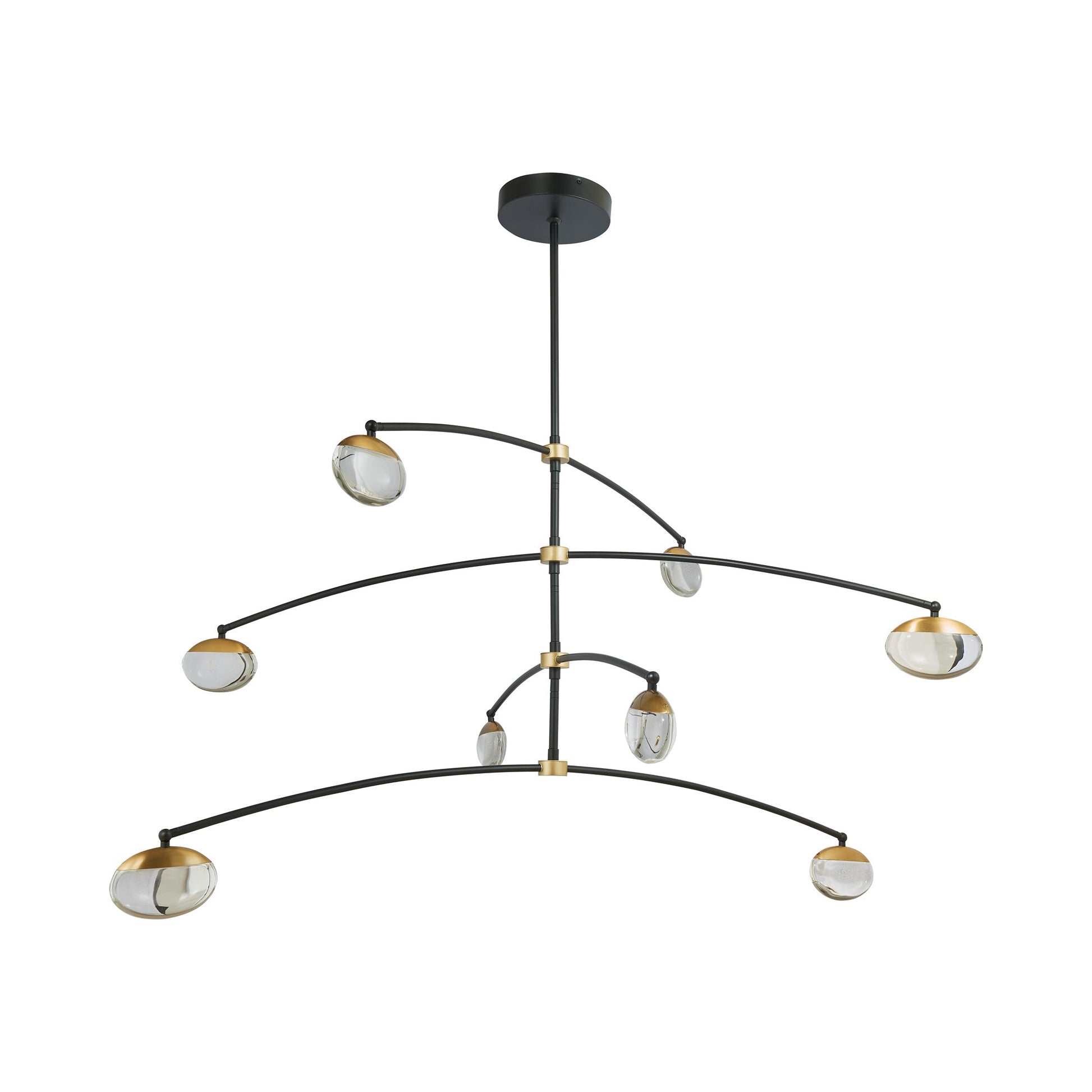 Athena Teardrop LED Chandelier in Detail.