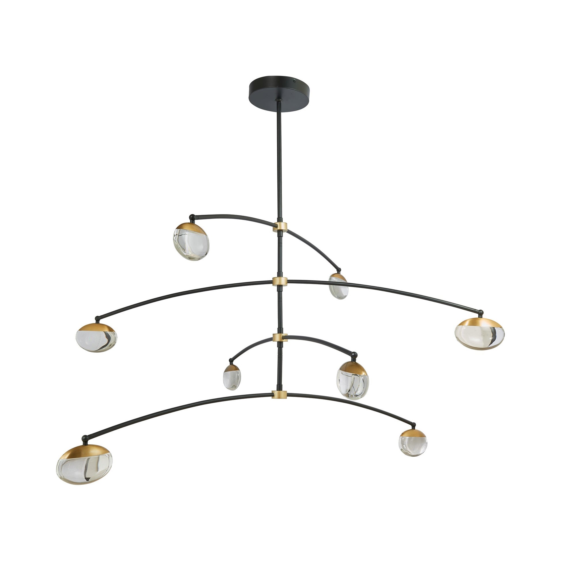 Athena Teardrop LED Chandelier in Detail.