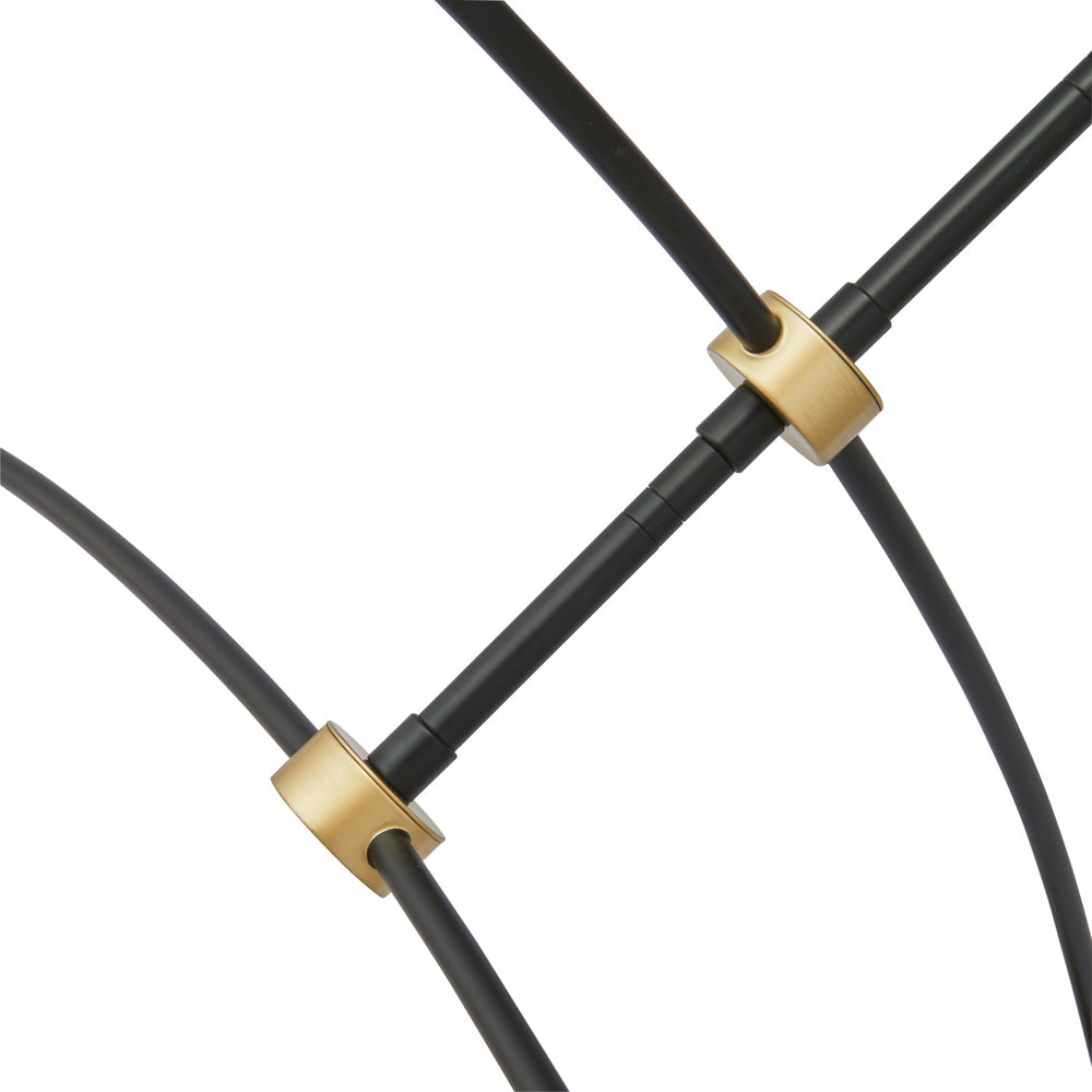 Athena Teardrop LED Chandelier in Detail.