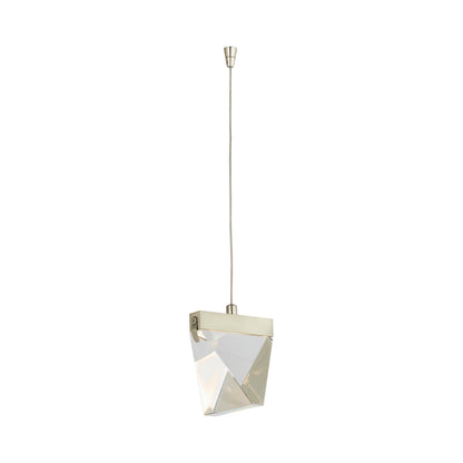 Atlas LED Pendant Light in Brushed Nickel (Without Canopy).