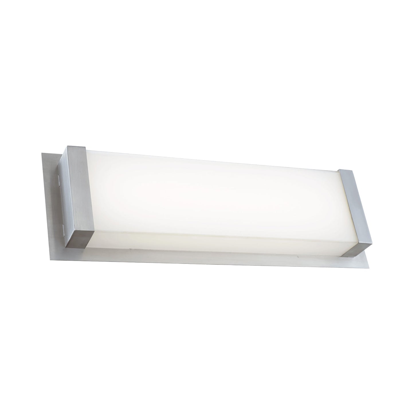 Atom Outdoor LED Wall Light in Stainless Steel (18.1-Inch).