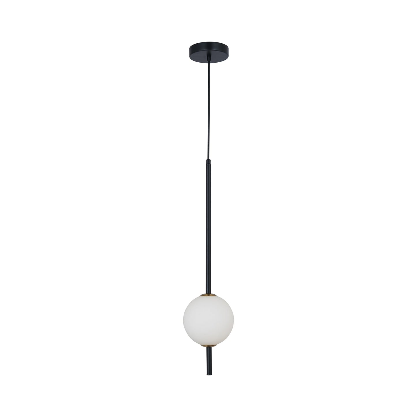 B Ton LED Pendant Light in Matte Black.