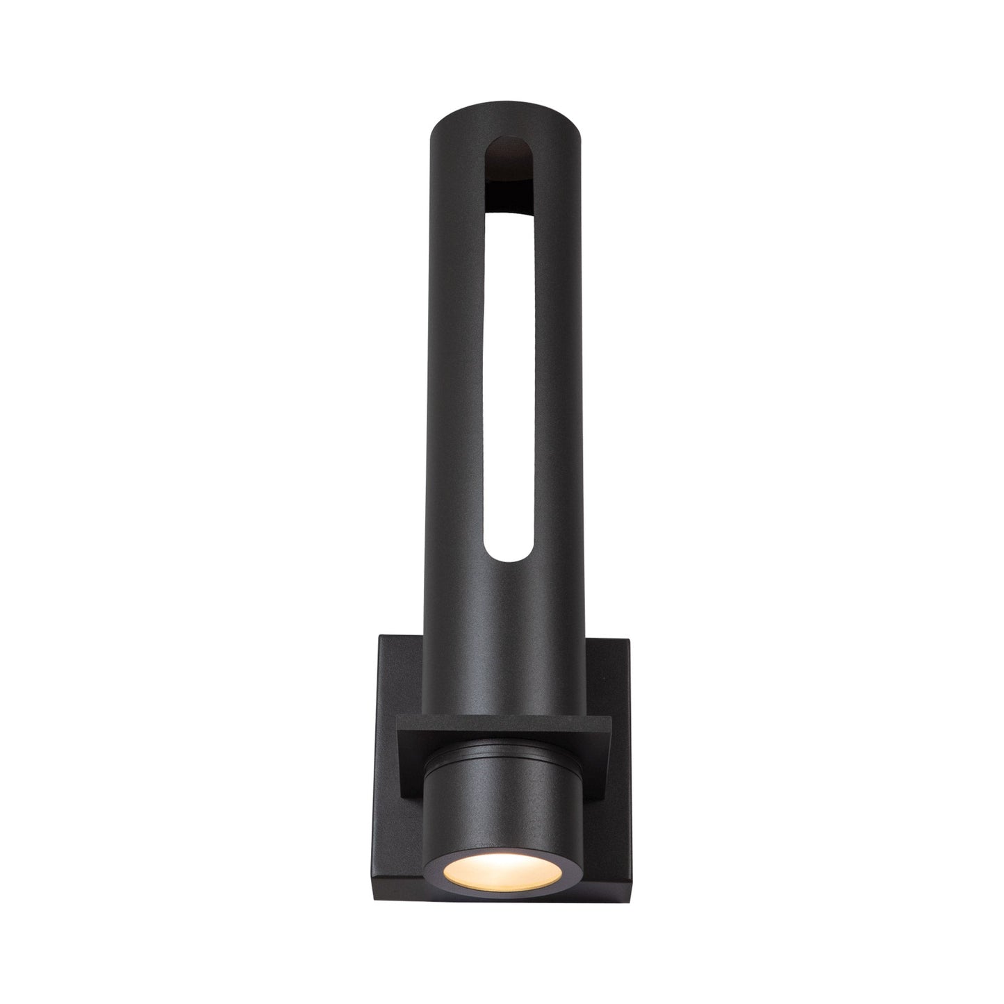 Beacon Outdoor LED Wall Light in Matte Black.